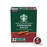 Starbucks Cinnamon Dolce Hot or Iced Coffee Flavored K-Cup Coffee Pods 22 Count Starbucks Cinnamon Dolce Hot or Iced Coffee Flavored K-Cup Coffee Pods 22 Count