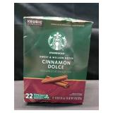 Starbucks Cinnamon Dolce Hot or Iced Coffee Flavored K-Cup Coffee Pods 22 Count Starbucks Cinnamon Dolce Hot or Iced Coffee Flavored K-Cup Coffee Pods 22 Count