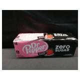 Dr Pepper Zero Sugar Strawberries and Cream Soda Pop 12 fl oz 12 Pack Cans Dr Pepper Zero Sugar Strawberries and Cream Soda Pop 12 fl oz 12 Pack Cans