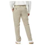Amazon Essentials Men's Straight-Fit Wrinkle-Resistant Flat-Front Chino Pant, Khaki Beige, 35W x 34L - Retail $28 Amazon Essentials Men's Straight-Fit Wrinkle-Resistant Flat-Front Chino Pant, Khaki Beige, 35W x 34L - Retail $28
