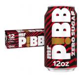 Mr. Pibb Zero Sugar Cherry Soda Pop Fridge Pack Cans, 12 fl oz, 12 Pack Mr. Pibb Zero Sugar Cherry Soda Pop Fridge Pack Cans, 12 fl oz, 12 Pack