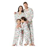 Amazon Essentials Men's Flannel Pajama Set, Ivory Festive Lights, XX-Large - Retail $25 Amazon Essentials Men's Flannel Pajama Set, Ivory Festive Lights, XX-Large - Retail $25