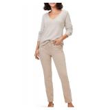 NIC+ZOE Women's 28\' MID Rise Straight Pocket Jeans, Chamois size 33 - Retail $160 NIC+ZOE Women's 28\' MID Rise Straight Pocket Jeans, Chamois size 33 - Retail $160