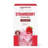 Amazon Grocery, Strawberry Drink Mix with Caffeine, 10 packets, 1.1 Oz (Pack of 6) Amazon Grocery, Strawberry Drink Mix with Caffeine, 10 packets, 1.1 Oz (Pack of 6)