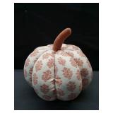 Block Print Shaped Pumpkin Throw Pillow Orange - Threshold Block Print Shaped Pumpkin Throw Pillow Orange - Threshold