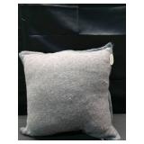 The Cozy Collection Cozy Faux Cashmere Knit Square Throw Pillow Gray - Threshold The Cozy Collection Cozy Faux Cashmere Knit Square Throw Pillow Gray - Threshold
