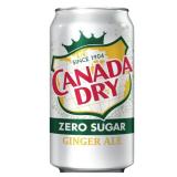 Canada Dry Caffeine Free Zero Sugar Ginger Ale Soda Pop 12 fl oz 12 Pack Cans Canada Dry Caffeine Free Zero Sugar Ginger Ale Soda Pop 12 fl oz 12 Pack Cans