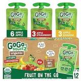 GoGo Squeez Organic Applesauce Variety 3.2 Oz 6 Count GoGo Squeez Organic Applesauce Variety 3.2 Oz 6 Count