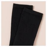 Amazon Essentials Women's Cotton Crew Socks, 6 Pairs, Black, 6-9 Amazon Essentials Women's Cotton Crew Socks, 6 Pairs, Black, 6-9