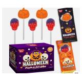 50 Pack Halloween Lollipops - Individually Wrapped Holiday Themed Pumpkins And Skulls 50 Pack Halloween Lollipops - Individually Wrapped Holiday Themed Pumpkins And Skulls