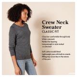 Amazon Essentials Women's Long-Sleeve Lightweight Crewneck Sweater (Available in Plus Size), Red, 3X Amazon Essentials Women's Long-Sleeve Lightweight Crewneck Sweater (Available in Plus Size), Red, 3X