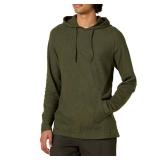Amazon Essentials Men's Pullover Hoodie, Long-Sleeve Slub Thermal, Olive, X-Large Tall (Previously GoodThreads) - Retail $23 Amazon Essentials Men's Pullover Hoodie, Long-Sleeve Slub Thermal, Olive, X-Large Tall (Previously GoodThreads) - Retail $23