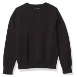 Amazon Essentials Boys' Uniform Cotton Crewneck Sweater, Black, X-Large Amazon Essentials Boys' Uniform Cotton Crewneck Sweater, Black, X-Large