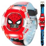 Marvel Spider-Man Kids Digital LCD Watch with Light-Up Bezel, Easy-Read Display, and Adjustable Strap Fun Digital Watch for Boys & Girls Fits Wrists 5.5-8 Includes Collectible Tin Box Marvel Spider-Man Kids Digital LCD Watch with Light-Up Bezel, Easy-Read Display, and Adjustable Strap Fun Digital Watch for Boys & Girls Fits Wrists 5.5-8 Includes Collectible Tin Box