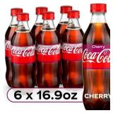 Coca-Cola Cherry Bottles, 16.9 fl oz, 6 Pack Coca-Cola Cherry Bottles, 16.9 fl oz, 6 Pack