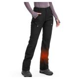 Moosehill Women's Ski Snow Pants: Waterproof Fleece Lined Insulated Softshell for Outdoor Hiking Snowboarding Winter Thermal Windproof with 5 Pockets (Black, 8 Short) - Retail $39 Moosehill Women's Ski Snow Pants: Waterproof Fleece Lined Insulated Softshell for Outdoor Hiking Snowboarding Winter Thermal Windproof with 5 Pockets (Black, 8 Short) - Retail $39