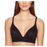 Warner's Women's Cloud 9 Wirefree Triangle Bra, Rich Black, 36A - Retail $44 Warner's Women's Cloud 9 Wirefree Triangle Bra, Rich Black, 36A - Retail $44