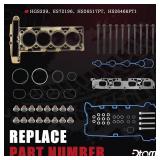 Engine Head Gasket Set Cylinder Head Bolts Compatible with Chevy Buick GMC Vehicle Captiva Equinox Malibu Orlando Regal Lacrosse Verano Terrain 2010-2017 2.4L 2384CC 145CID L4 DOHC Replace# HS26517PT Engine Head Gasket Set Cylinder Head Bolts Compatible with Chevy Buick GMC Vehicle Captiva Equinox Malibu Orlando Regal Lacrosse Verano Terrain 2010-2017 2.4L 2384CC 145CID L4 DOHC Replace# HS26517PT