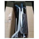 Aliseniors 3-in-1 Rolling Shower Chair with Wheels, Bedside Commode Transport Wheelchair, Waterproof Inside Bathroom & Toilet Chair for Handicap, Elderly, Injured or Disabled, 250 lbs - Retail: $110 Aliseniors 3-in-1 Rolling Shower Chair with Wheels, Bedside Commode Transport Wheelchair, Waterproof Inside Bathroom & Toilet Chair for Handicap, Elderly, Injured or Disabled, 250 lbs - Retail: $110