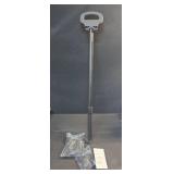 ALEVMOOM Walking Cane with seat,Lightweight Aluminum Triangular Construction Folding Cane, Portable Cane Seats for Women Men Seniors Capacity 440lb - Retail: $63 ALEVMOOM Walking Cane with seat,Lightweight Aluminum Triangular Construction Folding Cane, Portable Cane Seats for Women Men Seniors Capacity 440lb - Retail: $63