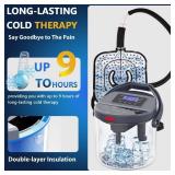 Cold Therapy Machine with Programmable Timer, Ice-Machine-for-Knee-After-Surgery, Knee Replacement Recovery Equipment, Cryotherapy Pain Relief w/Compression Pad for Shoulder, Ankle (Dark Grey) - Retai Cold Therapy Machine with Programmable Timer, Ice-Machine-for-Knee-After-Surgery, Knee Replacement Recovery Equipment, Cryotherapy Pain Relief w/Compression Pad for Shoulder, Ankle (Dark Grey) - Retai