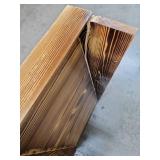 Wooden Threshold Ramp for Home Steps, 8' Rise Doorway Ramp with Non-Slip Grooves, Door Ramp for Wheelchair/Walker/Cart/Scooter, (31.4 W*8.0' H, Solid Pine Wood, 600LBS Capacity) - Retail: $146 Wooden Threshold Ramp for Home Steps, 8' Rise Doorway Ramp with Non-Slip Grooves, Door Ramp for Wheelchair/Walker/Cart/Scooter, (31.4 W*8.0' H, Solid Pine Wood, 600LBS Capacity) - Retail: $146