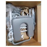 Aliseniors Heavy Duty Bedside Commode, 500lbs Extra-Wide Bariatric Commode Chair for Adults & Seniors, Portable Toilet Seat with Arms, Adjustable Potty Chair Bucket with Lid, Tool-Free Assembly - Reta Aliseniors Heavy Duty Bedside Commode, 500lbs Extra-Wide Bariatric Commode Chair for Adults & Seniors, Portable Toilet Seat with Arms, Adjustable Potty Chair Bucket with Lid, Tool-Free Assembly - Reta