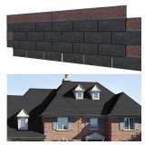 Maasechs 7 Pack 39'' X13'' Double Layer Asphalt Roof Shingles for Home 3-tab Roofing Shingles Tile Repairing Self Adhesive Shed Decor for Outdoor Garage Pet House Cover 10.7 Square Feet(Black) - Retai Maasechs 7 Pack 39'' X13'' Double Layer Asphalt Roof Shingles for Home 3-tab Roofing Shingles Tile Repairing Self Adhesive Shed Decor for Outdoor Garage Pet House Cover 10.7 Square Feet(Black) - Retai