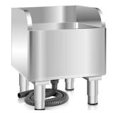 Commercial Floor Mop Sink Stainless Steel Mop Service Basin Floor Mount Mop Sink, Vertical industrial Sinks for balconies laundry rooms industries Restaurants (17.7x16.1x21.6xinch) - Retail: $150 Commercial Floor Mop Sink Stainless Steel Mop Service Basin Floor Mount Mop Sink, Vertical industrial Sinks for balconies laundry rooms industries Restaurants (17.7x16.1x21.6xinch) - Retail: $150