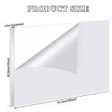 Roowest 2 Pcs 18 x 36 Inch, 1/4 Inch Thick Clear Acrylic Plexiglass Sheets Transparent Plastic Panels Sheets Cut to Size Cast Acrylic Board Panel with Protective Film for Craft DIY Project Sign Frame Roowest 2 Pcs 18 x 36 Inch, 1/4 Inch Thick Clear Acrylic Plexiglass Sheets Transparent Plastic Panels Sheets Cut to Size Cast Acrylic Board Panel with Protective Film for Craft DIY Project Sign Frame
