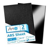 Art3d ABS Plastic Sheets 1/16 Inch Thick 24\'x48\', 2 Pack - Thermoform Two-Sided Rigid ABS Sheet (Textured Plastic Front & Smooth Back) - Retail: $46 Art3d ABS Plastic Sheets 1/16 Inch Thick 24\'x48\', 2 Pack - Thermoform Two-Sided Rigid ABS Sheet (Textured Plastic Front & Smooth Back) - Retail: $46