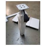 Miloyer Adjustable Overbed Bedside Table with Wheels Pneumatic Mobile Standing Laptop Desk Rolling Computer Cart Movable Couch Desk Hospital Home Use, White, Retail $100 Miloyer Adjustable Overbed Bedside Table with Wheels Pneumatic Mobile Standing Laptop Desk Rolling Computer Cart Movable Couch Desk Hospital Home Use, White, Retail $100