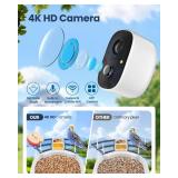 Azonanor Smart Bird Feeder with Camera for Backyard, AI Bird Species Identification, Solar Powered Outdoor Bird Camera with Auto Capture & App Notifications Azonanor Smart Bird Feeder with Camera for Backyard, AI Bird Species Identification, Solar Powered Outdoor Bird Camera with Auto Capture & App Notifications