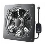 12 Inch Window Exhaust Wall Mounted Ventilation Basement Extractor Industrial Fan 720 CFM High-Speed1460 RPM Industrial Fan for Home Garage Office Commercial Use (12 Inch+Speed Control) 12 Inch Window Exhaust Wall Mounted Ventilation Basement Extractor Industrial Fan 720 CFM High-Speed1460 RPM Industrial Fan for Home Garage Office Commercial Use (12 Inch+Speed Control)