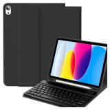 IAMKHO Keyboard Case for iPad (A16) 11th Generation 11 Inch 2025, iPad 10th Generation 10.9 Inch 2022 with Built-in Left Side Pencil Holder, Detachable Wireless Bluetooth Keyboard Case (Black-1) IAMKHO Keyboard Case for iPad (A16) 11th Generation 11 Inch 2025, iPad 10th Generation 10.9 Inch 2022 with Built-in Left Side Pencil Holder, Detachable Wireless Bluetooth Keyboard Case (Black-1)