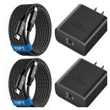 45W Super Fast Charger USB C, 45 Watt Type-C Android Phone Charger Fast Charging Block with 10FT Type C Cords for Samsung Galaxy S25 Ultra/S24 Ultra/S24+/S23 Ultra/S23+/S22 Plus/S20, Tab S9/S8 Ultra 45W Super Fast Charger USB C, 45 Watt Type-C Android Phone Charger Fast Charging Block with 10FT Type C Cords for Samsung Galaxy S25 Ultra/S24 Ultra/S24+/S23 Ultra/S23+/S22 Plus/S20, Tab S9/S8 Ultra