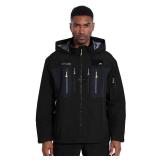 NAVIS MARINE Menâs 3L-Gore Pro-Tex Waterproof Fishing Wading Jacket â Foul Weather Gear with Storm Hood & Pockets - Carbon, XS Orange not black NAVIS MARINE Menâs 3L-Gore Pro-Tex Waterproof Fishing Wading Jacket â Foul Weather Gear with Storm Hood & Pockets - Carbon, XS Orange not black