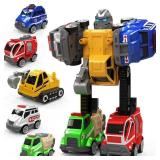 VUSUMOK Toddler Toys for Ages 2-4 Transformer Toys 5-in-1 Alloy Construction Toy Cars,Kids Educational Robot STEM Toys Pull Back Cars for 2 3 4 5 6 7 Year Old Boys Girls Birthday Ideal VUSUMOK Toddler Toys for Ages 2-4 Transformer Toys 5-in-1 Alloy Construction Toy Cars,Kids Educational Robot STEM Toys Pull Back Cars for 2 3 4 5 6 7 Year Old Boys Girls Birthday Ideal