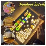 LED Note Board with Colors, Acrylic Dry Erase Board with Light and 7 Colorful Pens, Light up Dry Erase Board with Stand for Family/Office/School/bar/Cafe (11.8 X 7.9â) LED Note Board with Colors, Acrylic Dry Erase Board with Light and 7 Colorful Pens, Light up Dry Erase Board with Stand for Family/Office/School/bar/Cafe (11.8 X 7.9â)