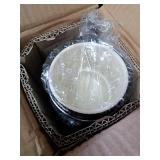 HASENSE Coffee Mug Ceramic Set of 4 with Stand - 15 oz Stackable Large Porcelain Ribbed Latte Cup Set for Cappuccino, Tea, Hot Cocoa, Drinks - Dishwasher & Microwave Safe, Black HASENSE Coffee Mug Ceramic Set of 4 with Stand - 15 oz Stackable Large Porcelain Ribbed Latte Cup Set for Cappuccino, Tea, Hot Cocoa, Drinks - Dishwasher & Microwave Safe, Black