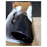 Upower 2.5 inch Inlet 4 inch Outlet Exhaust Tip 2.5\' to 4\' Exhaust Tailpipe Tips 9\' Long Black Weld On 1.2mm Thick Stainless Steel 2 1/2 Inlet Rolled End (Pack of 2) Upower 2.5 inch Inlet 4 inch Outlet Exhaust Tip 2.5\' to 4\' Exhaust Tailpipe Tips 9\' Long Black Weld On 1.2mm Thick Stainless Steel 2 1/2 Inlet Rolled End (Pack of 2)
