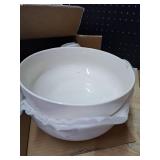 MALACASA Serving Bowls, 114 OZ(10\') Extra Large Salad Bowls Set of 2, Porcelain White Serving Bowls for Salad, Soup, Pasta and Dinner, Large Ceramic Bowl Set for Entertaining, Series REGULAR MALACASA Serving Bowls, 114 OZ(10\') Extra Large Salad Bowls Set of 2, Porcelain White Serving Bowls for Salad, Soup, Pasta and Dinner, Large Ceramic Bowl Set for Entertaining, Series REGULAR