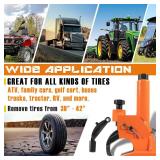 Manual Tire Bead Breaker with Rubber Pad, 38\'-42\' Tires Changer Tool, Heavy-Duty Tire Repair Tool for ATV, Golf Cart, Trucks, Bus, Motorcycles, Tractors and More Cars Manual Tire Bead Breaker with Rubber Pad, 38\'-42\' Tires Changer Tool, Heavy-Duty Tire Repair Tool for ATV, Golf Cart, Trucks, Bus, Motorcycles, Tractors and More Cars