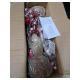 Lighted Valentines day trees for tabletops set of two Lighted Valentines day trees for tabletops set of two