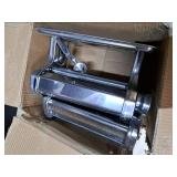 Pasta Maker Machine, Manual Pasta Makers 9 Adjustable Thickness Settings, Noodles Maker with Aluminum Alloy Rollers and Cutter for Spaghetti, Fettuccini, Lasagna, Dumpling Skins (with Brush) Pasta Maker Machine, Manual Pasta Makers 9 Adjustable Thickness Settings, Noodles Maker with Aluminum Alloy Rollers and Cutter for Spaghetti, Fettuccini, Lasagna, Dumpling Skins (with Brush)