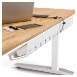 PAMO Cable Management Under Desk for Easy mounting Under-Table I Set of 3 - with 10X Cable Ties I Desk Organizer for Office/Home Office Table Thoughtful Cable Tray Holder PAMO Cable Management Under Desk for Easy mounting Under-Table I Set of 3 - with 10X Cable Ties I Desk Organizer for Office/Home Office Table Thoughtful Cable Tray Holder