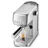 CASABREWS 3700 Essential Espresso Machine 20 Bar, Stainless Steel Cappuccino & Latte Machine with Steam Frother for Home, 43.9oz Water Tank, Coffee Gift for Women & Men, Silver CASABREWS 3700 Essential Espresso Machine 20 Bar, Stainless Steel Cappuccino & Latte Machine with Steam Frother for Home, 43.9oz Water Tank, Coffee Gift for Women & Men, Silver