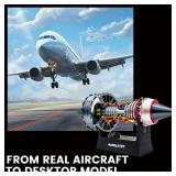 NikolaToy TR900 Turbofan Engine Model Kit â 1:20 Scale Turbojet Aircraft Engine â 3D Printed Mechanical Science Education Toy Aviation Enthusiast Gift â Deluxe Version (Finished) NikolaToy TR900 Turbofan Engine Model Kit â 1:20 Scale Turbojet Aircraft Engine â 3D Printed Mechanical Science Education Toy Aviation Enthusiast Gift â Deluxe Version (Finished)