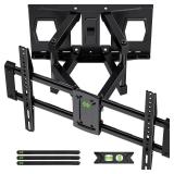 Full Motion Mount, USX MOUNT UL Listed TV Wall Mount for Most 42-84 inch TVs, Holds up to 120lbs, Max VESA 600x400mm, Swivel TV Bracket with Dual Articulating Arms Tilt Rotation Fits 16\' Wood Stud Full Motion Mount, USX MOUNT UL Listed TV Wall Mount for Most 42-84 inch TVs, Holds up to 120lbs, Max VESA 600x400mm, Swivel TV Bracket with Dual Articulating Arms Tilt Rotation Fits 16\' Wood Stud
