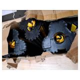 HOXWELL 2 Pair Rubber Heavy Duty Dual Wheel Chocks Front and Back, RV Leveling Blocks Non Slip Base with Nylon Rope Yellow Reflective Tape for Travel Trailers, Car, Camper, Truck (4 Pack) HOXWELL 2 Pair Rubber Heavy Duty Dual Wheel Chocks Front and Back, RV Leveling Blocks Non Slip Base with Nylon Rope Yellow Reflective Tape for Travel Trailers, Car, Camper, Truck (4 Pack)